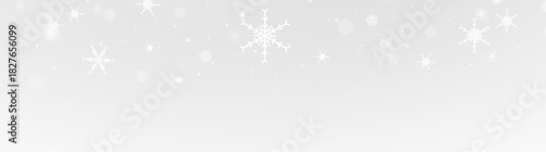 Snowflake frost ice winter frozen cold frame border white transparent decoration pattern.

