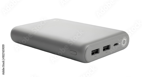 Portable power bank with multiple usb ports for charging devices