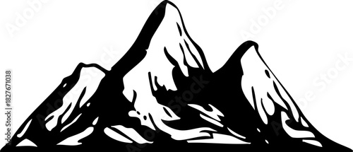 Mountain Silhouette Icon