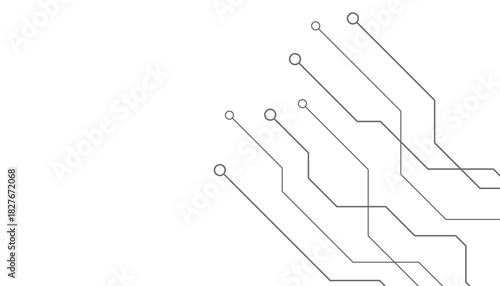 Abstract futuristic circuit board Illustration, Circuit board with various technology elements. Circuit board pattern for technology background. Vector illustration