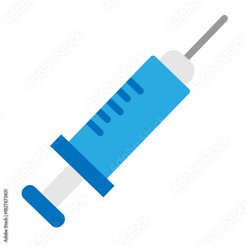 Syringe Vector Flat Icon Design