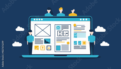 Effective Presentation Business Team Collaboration and Online Project Planning