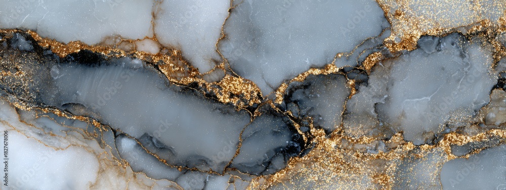 Fototapeta premium Elegant Polished Stone Background with Shimmering Shine and Rich Textures for Design and Decoration