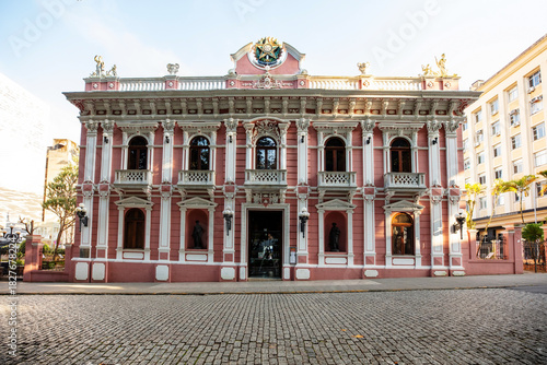 Cruz e Souza Palace, home to the Santa Catarina Historical Museum in Florianopolis, Brazil.