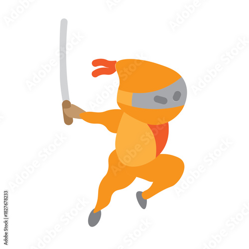 Sneak Attack Vector Flat Icon Design