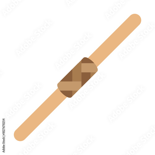 Bo Staff Vector Flat Icon Design