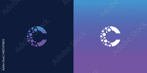 Innovate technology  connection startup logo concept, modern, solution symbol, isolated vector logodesign