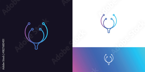deer tech logo design inspiration
