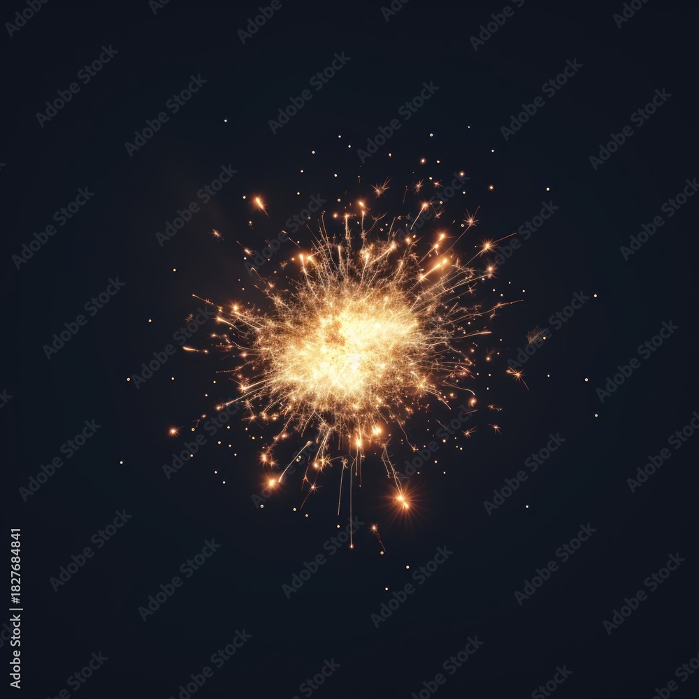 Fototapeta premium Sparkler light fireworks outdoors sparks.