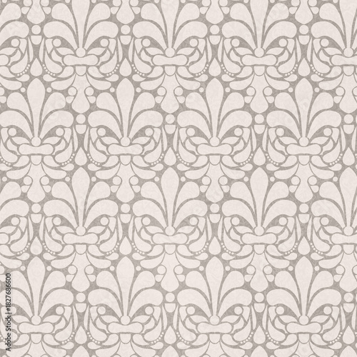 Seamless Ornamental Damask Pattern