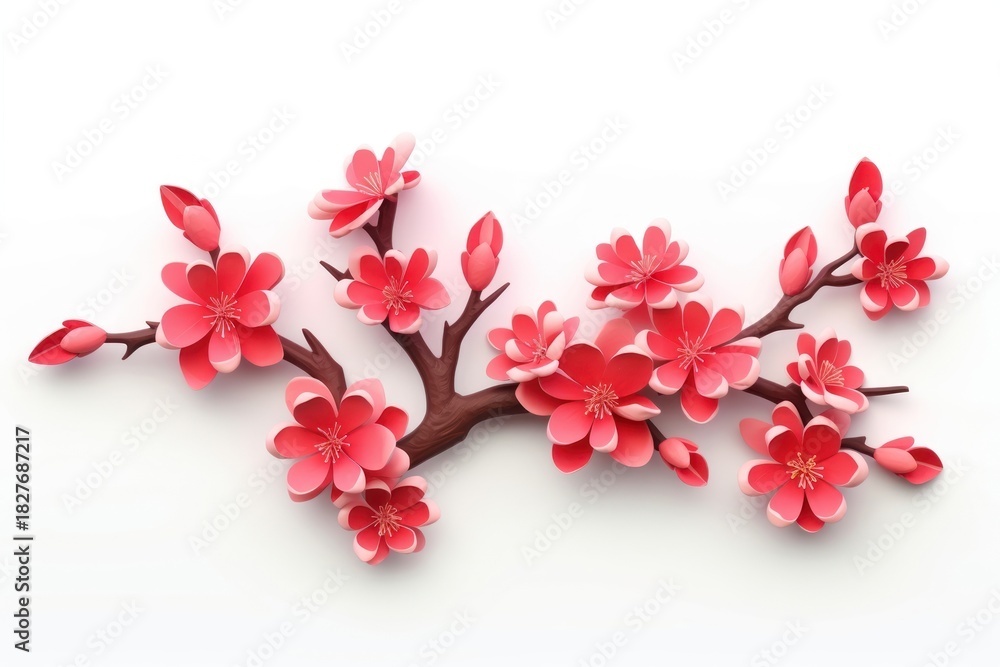 Obraz premium Flower blossom branch petal.