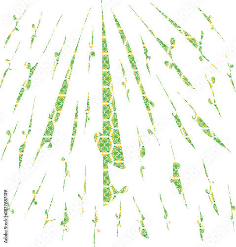 “Unique Green Pattern Lines Zigzag Design with Abstract Shapes – Modern Aesthetic Geometric Art on Clean White Background for Wallpapers, Branding, Packaging, Textiles and Digital Decoration”