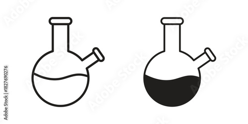 Bong icons Concepts. black solid and line stroke designs for web and app use