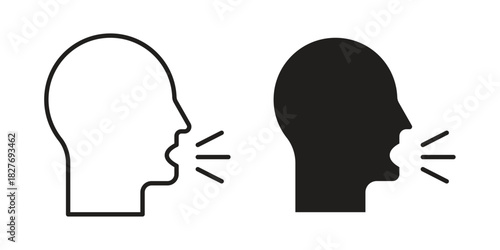 Cough icons Concepts. black solid and line stroke designs for web and app use