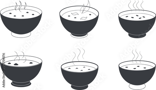 Hot gourmet homemade cuisine icon illustration vector