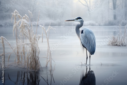 Bird waterfowl ardeidae outdoors.