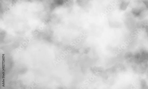 モノクロの柔らかい雲背景　ベクター