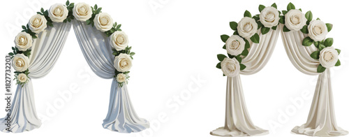 Art & wedding arch, floral arch, paper flowers, large flowers, pastel decor, event backdrop