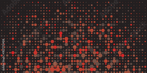 Dark Green, Red vector background with bubbles. Illustration with set of shining colorful abstract circles. The pattern can be used for beautiful websites.