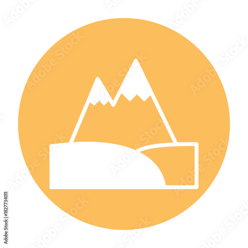 Valley Vector icon which can easily modify or edit