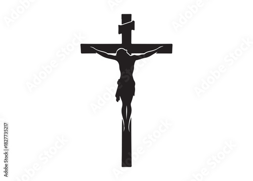 jesus cross logo silhouette vector, crucified Jesus Christ silhouette vector illustration, Jesus on Cross logo silhouette, jesus christ crucifixion of Jesus christian religious god logo silhouettes
