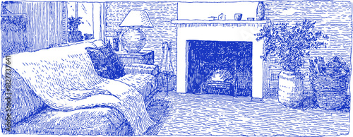 annetdebar_Sketch_of_a_cozy_winter_living_room_with_a_firepla_4603eba9-07bc-424b-846b-e217c08acd2f_1_traced