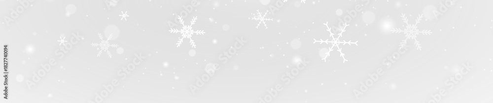 Naklejka premium Winter snowflake frozen ice frost cold frame border white transparent decoration pattern. 