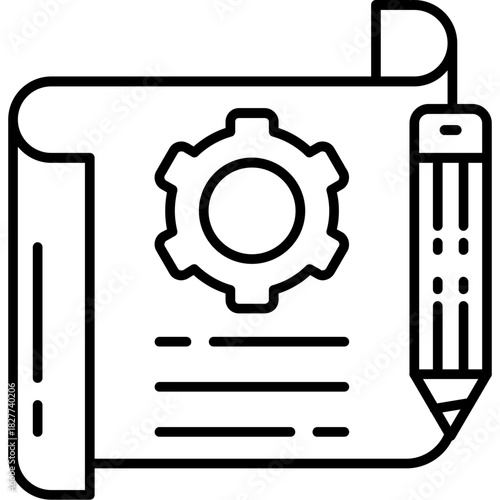 Prototype Outline Icon