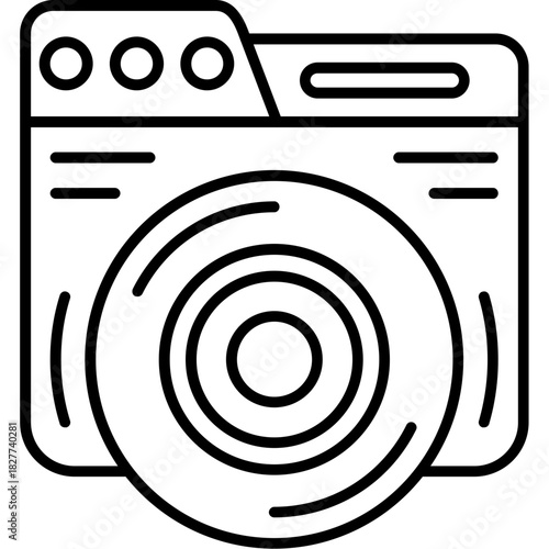 Radio Button Outline Icon