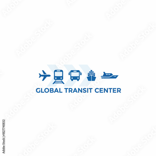 Global Transit Center Transportation and Logistics Logo