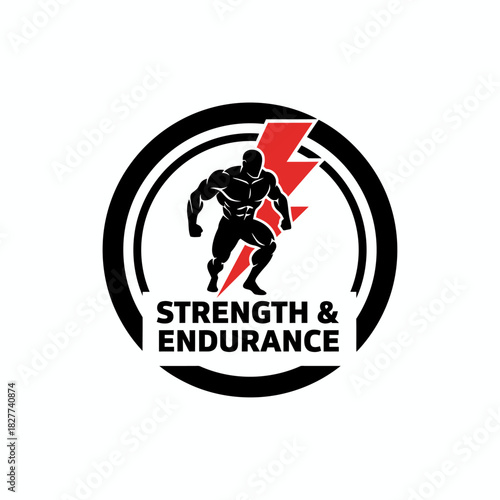 Strength and Endurance Fitness Gym Training Logo