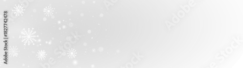 Frost snowflake winter ice frozen cold frame border white transparent decoration pattern.
