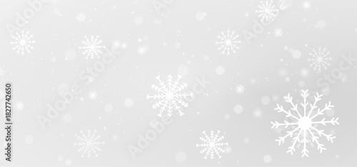 Snowflake frozen frost ice winter cold frame border white transparent decoration pattern.
