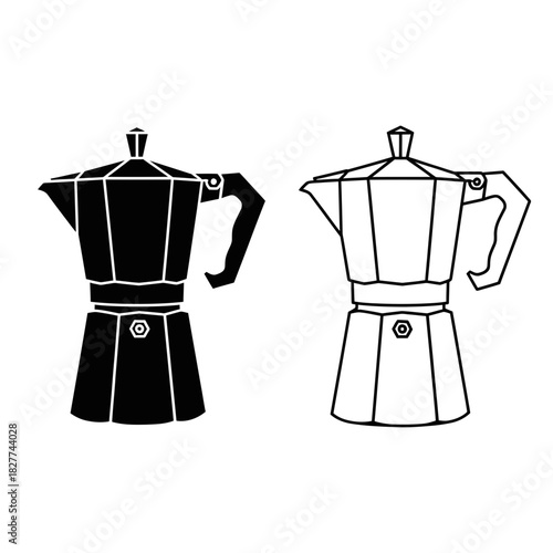 coffee maker vector illustration