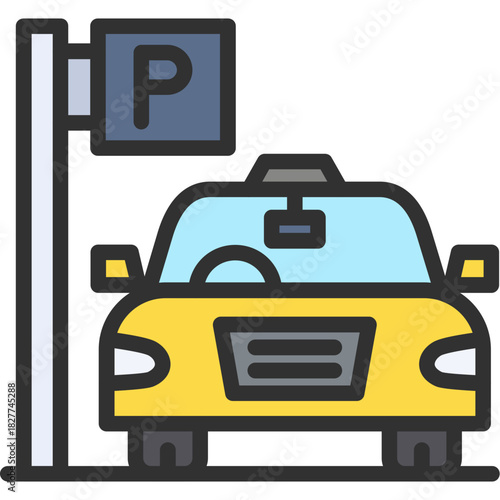Parking Car Icon