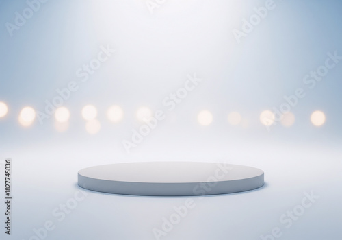 White Podium Soft Light