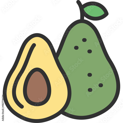 Avocado Icon