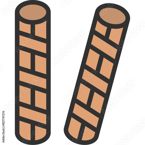 Wafer Rolls Icon