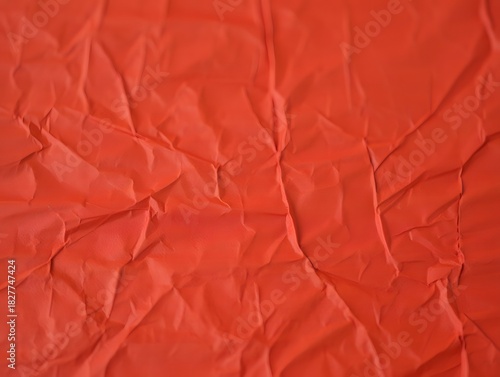 Wallpaper Mural Red crumpled paper background texture with shadows and light creating interesting patterns Torontodigital.ca