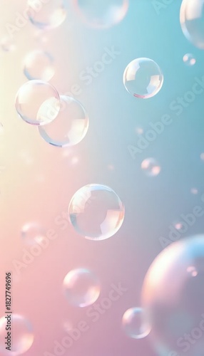 Wallpaper Mural A bunch of soap bubbles floating in the air. Torontodigital.ca