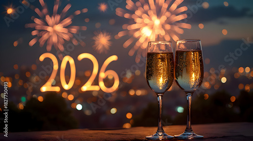 Happy New Year 2026 Toast