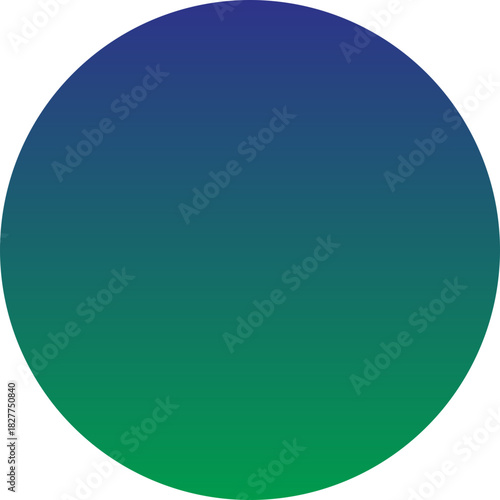 blank blue button with reflection