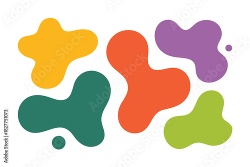 Vector illustration icon set of dog paw print, bone food, and heart symbol piece design