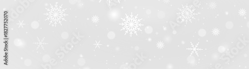Snowflake ice frost frozen winter cold frame border white transparent decoration pattern.
