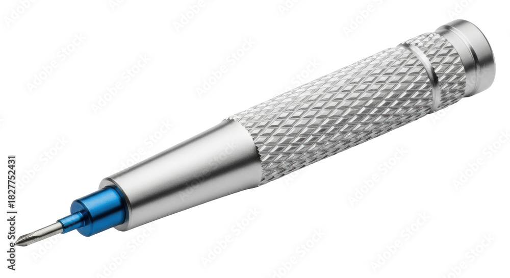 Fototapeta premium Isolated precision Phillips head screwdriver used for repairing electronics or eyeglasses