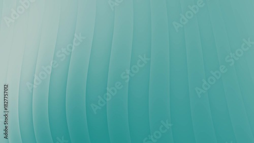 Turquoise abstract background with light and shadow lines.