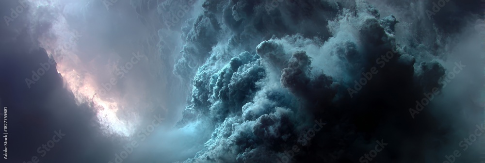 Obraz premium Serene Sunrise Over Calm Lake with Lush Greenery and Misty Mountains in the Background