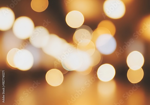Warm Bright Bokeh Abstract