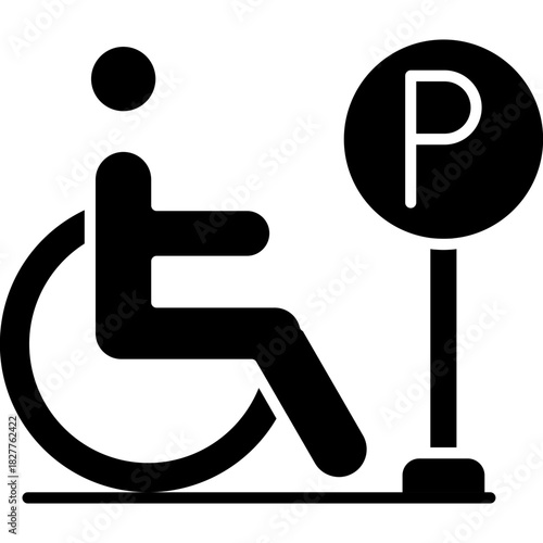 Parking Icon Vector Element