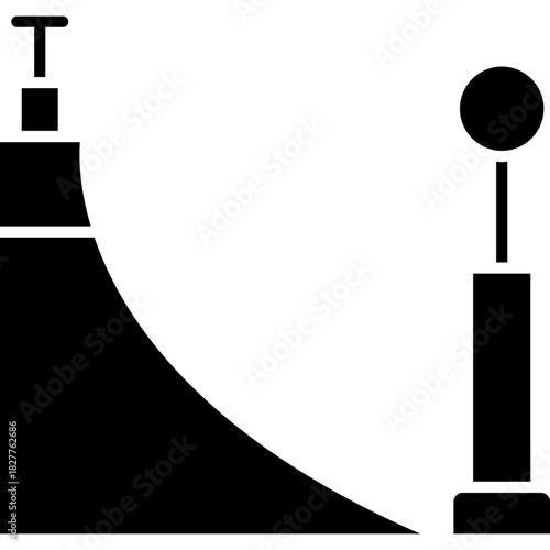 Ramp Icon Vector Element
